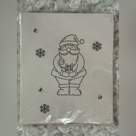 Festive Santa Holiday Cards 6 per pack - Picture 1 of 1